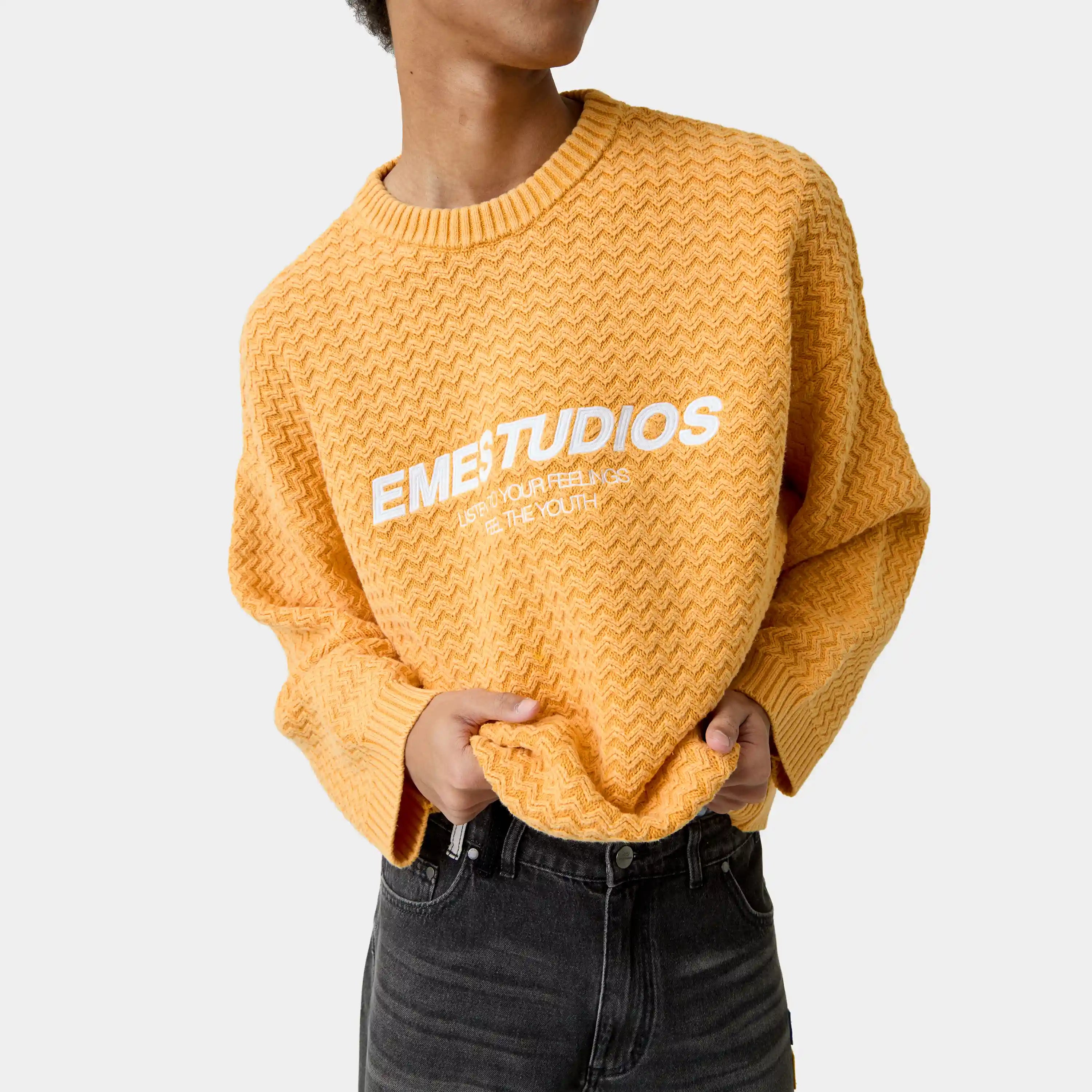 Thesis Tangerine Knit Sweater Knitwear Eme Studios