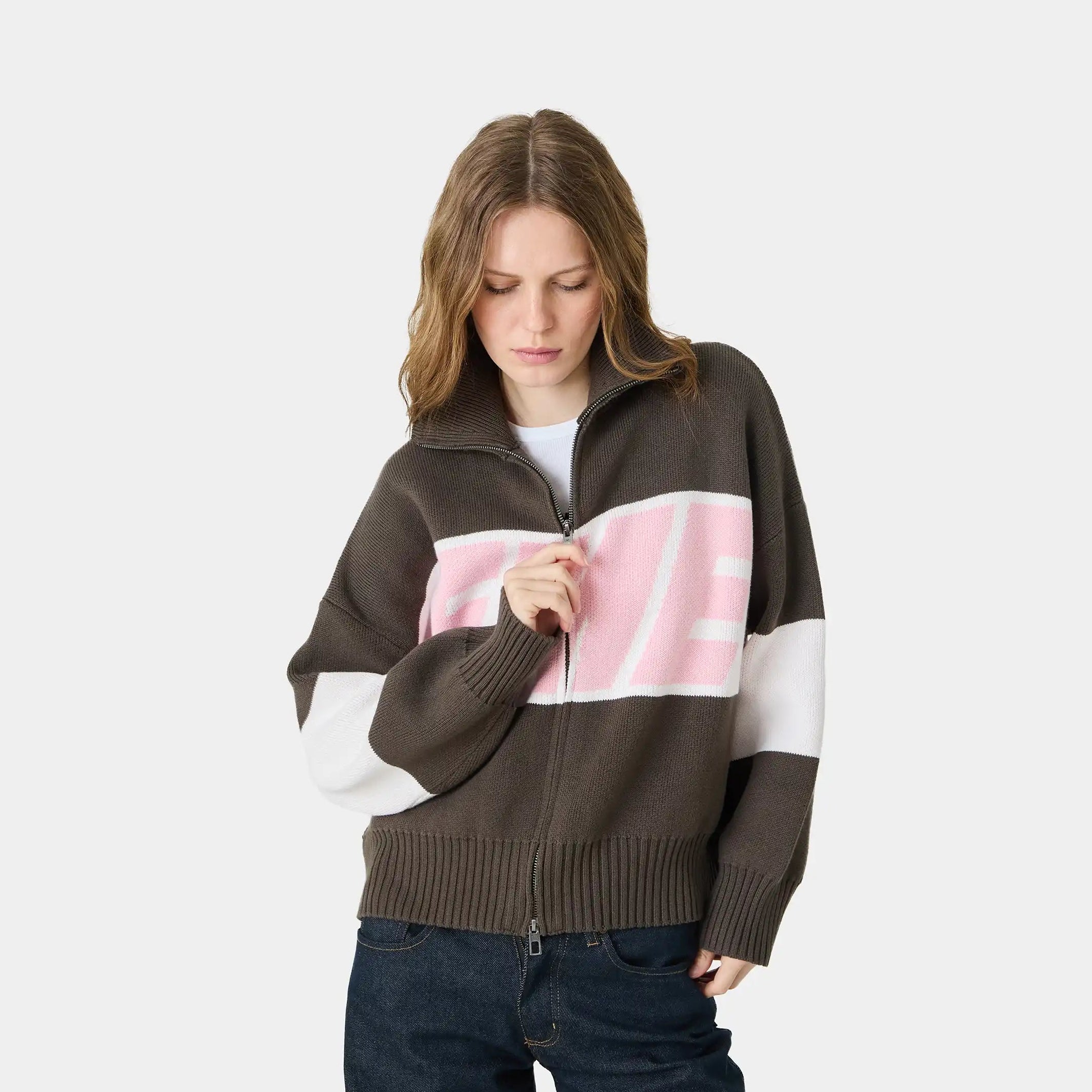 Thrill Lollipop Zipper Knit Knitwear eme