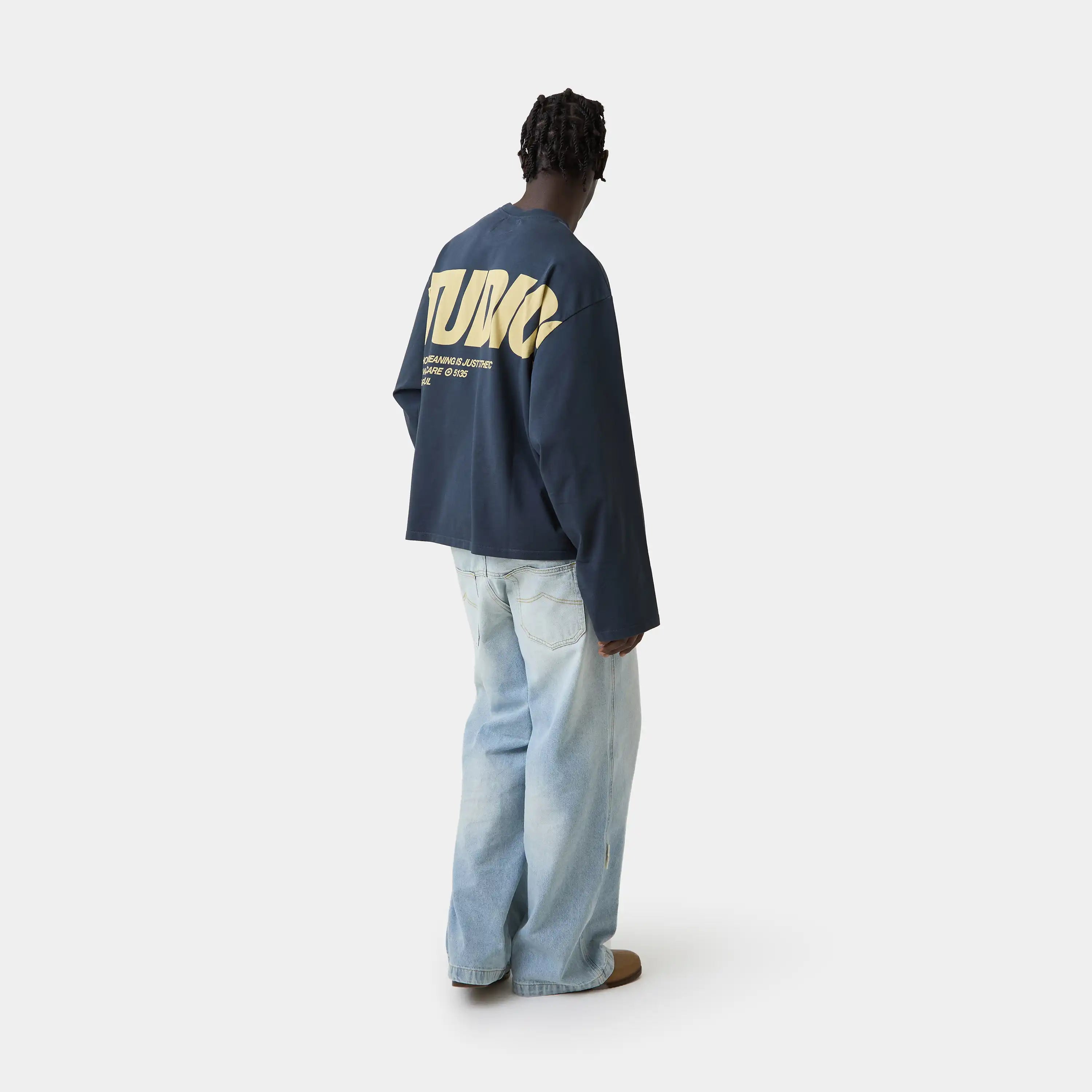 Thrill Navy Long Sleeve T-shirts eme