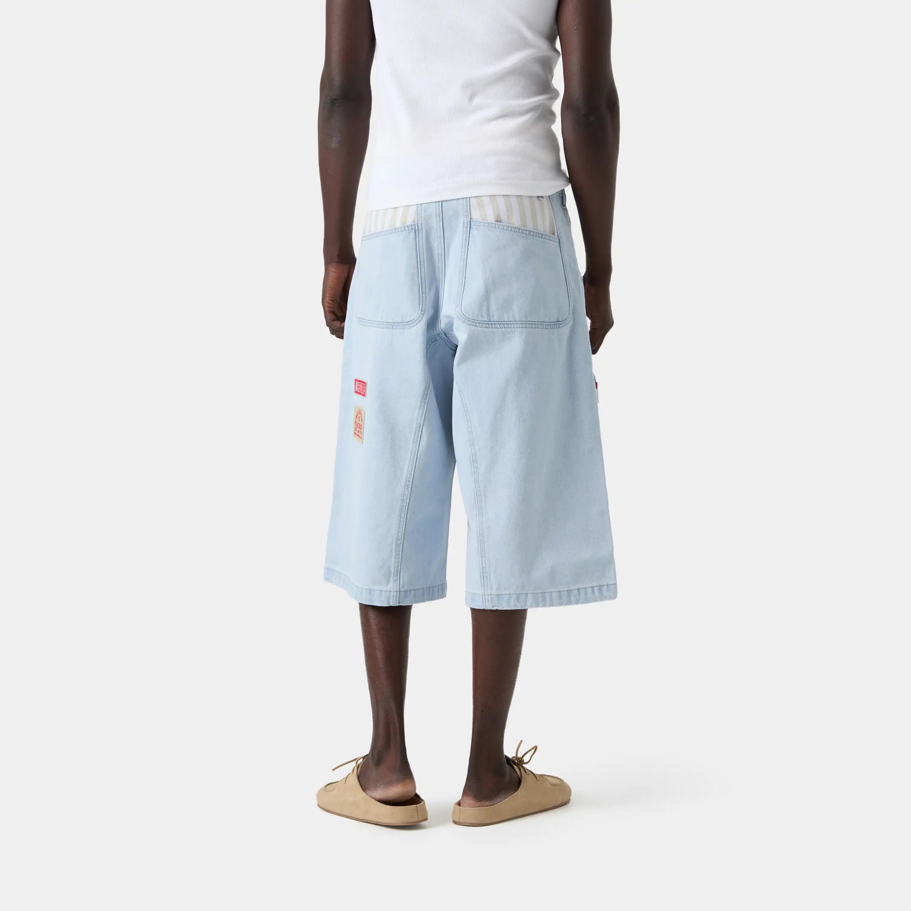 Tibiacore Blue Denim Jorts Shorts eme