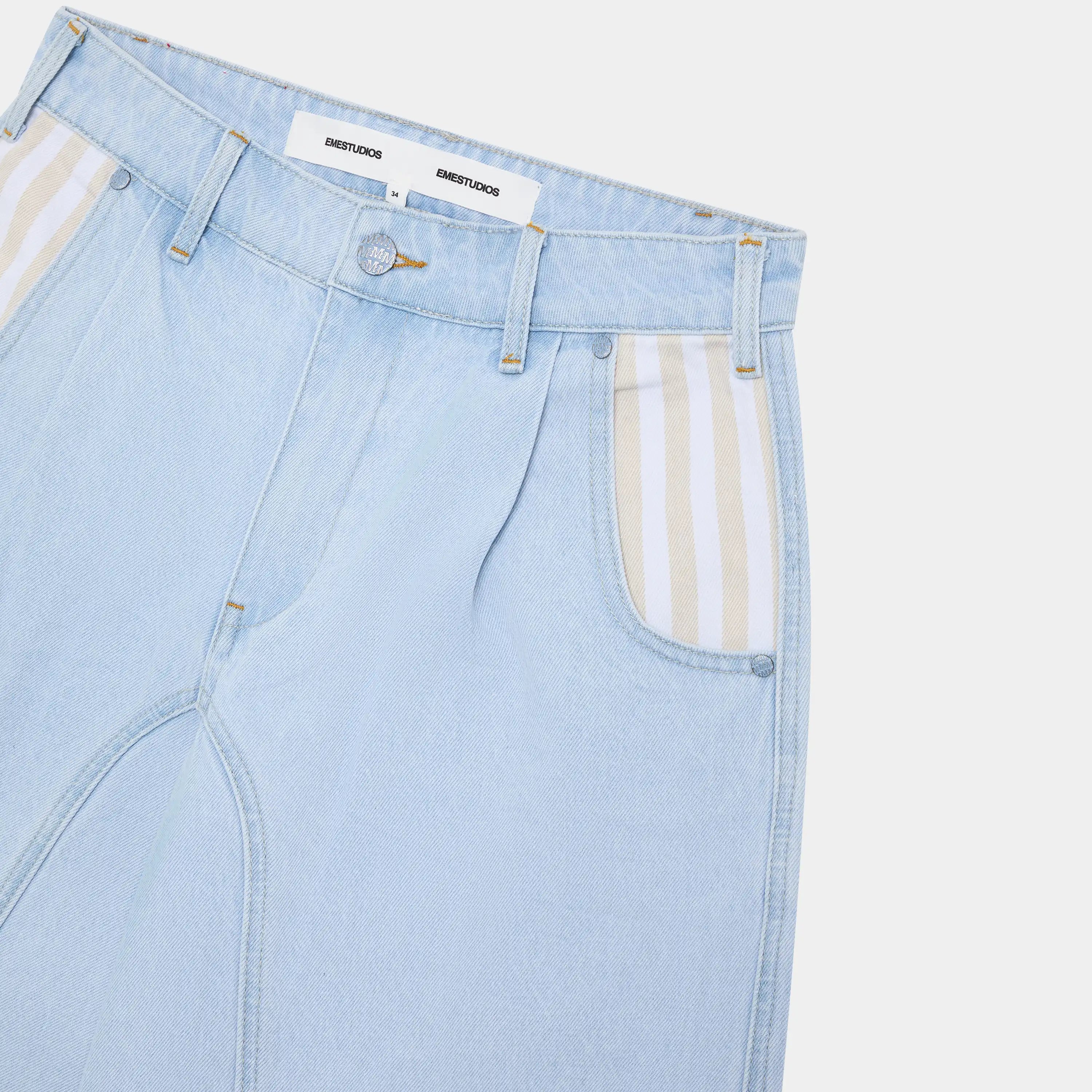 Tibiacore Blue Denim Jorts Shorts eme