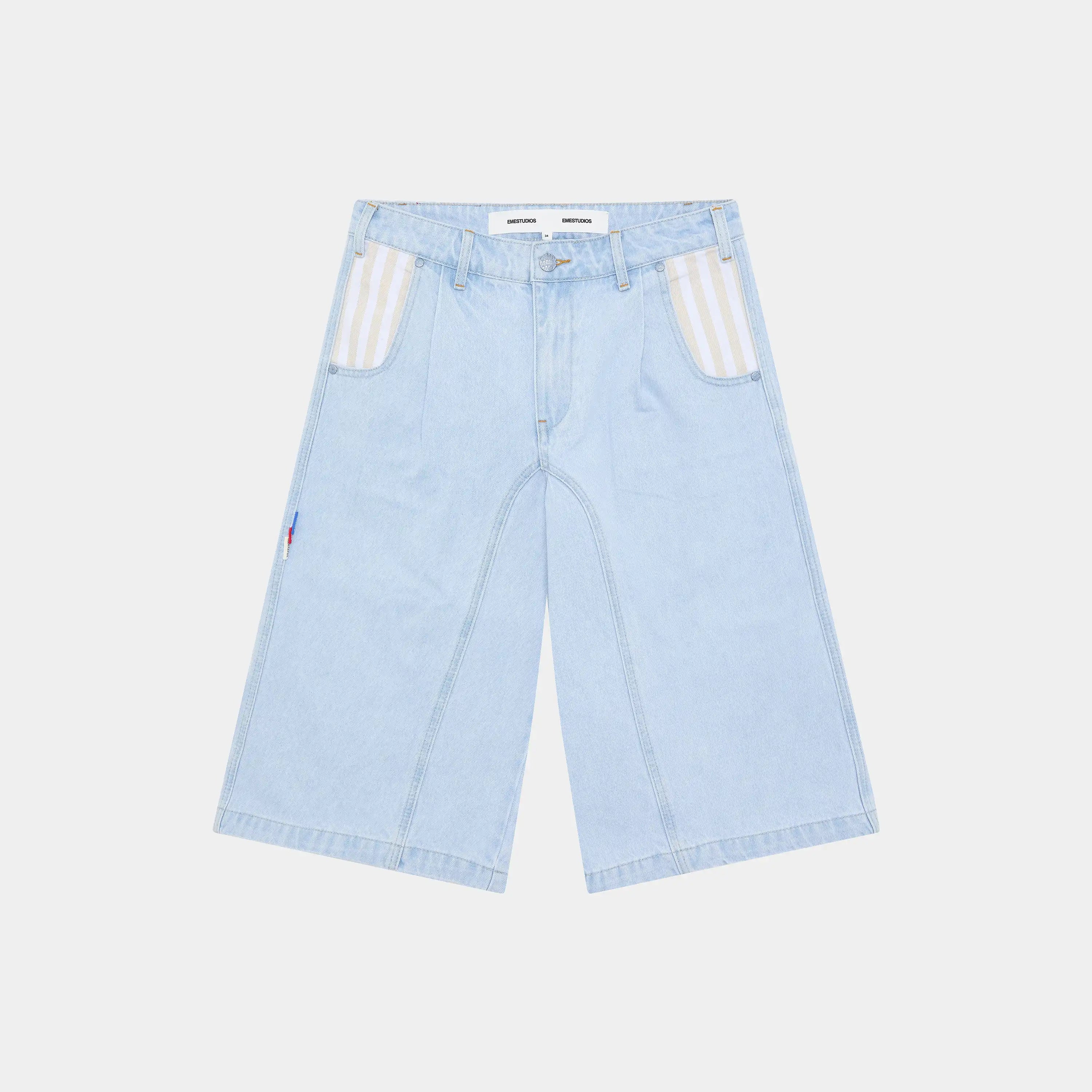 Tibiacore Blue Denim Jorts Shorts eme