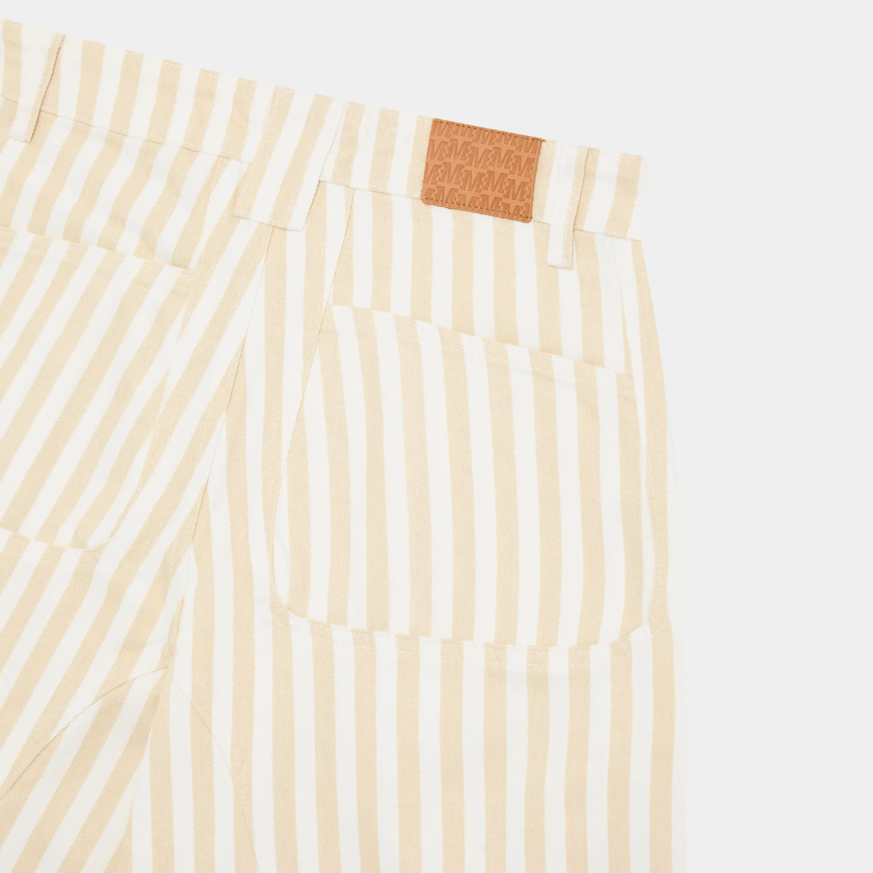 Tibiacore Striped Denim Jorts Shorts eme
