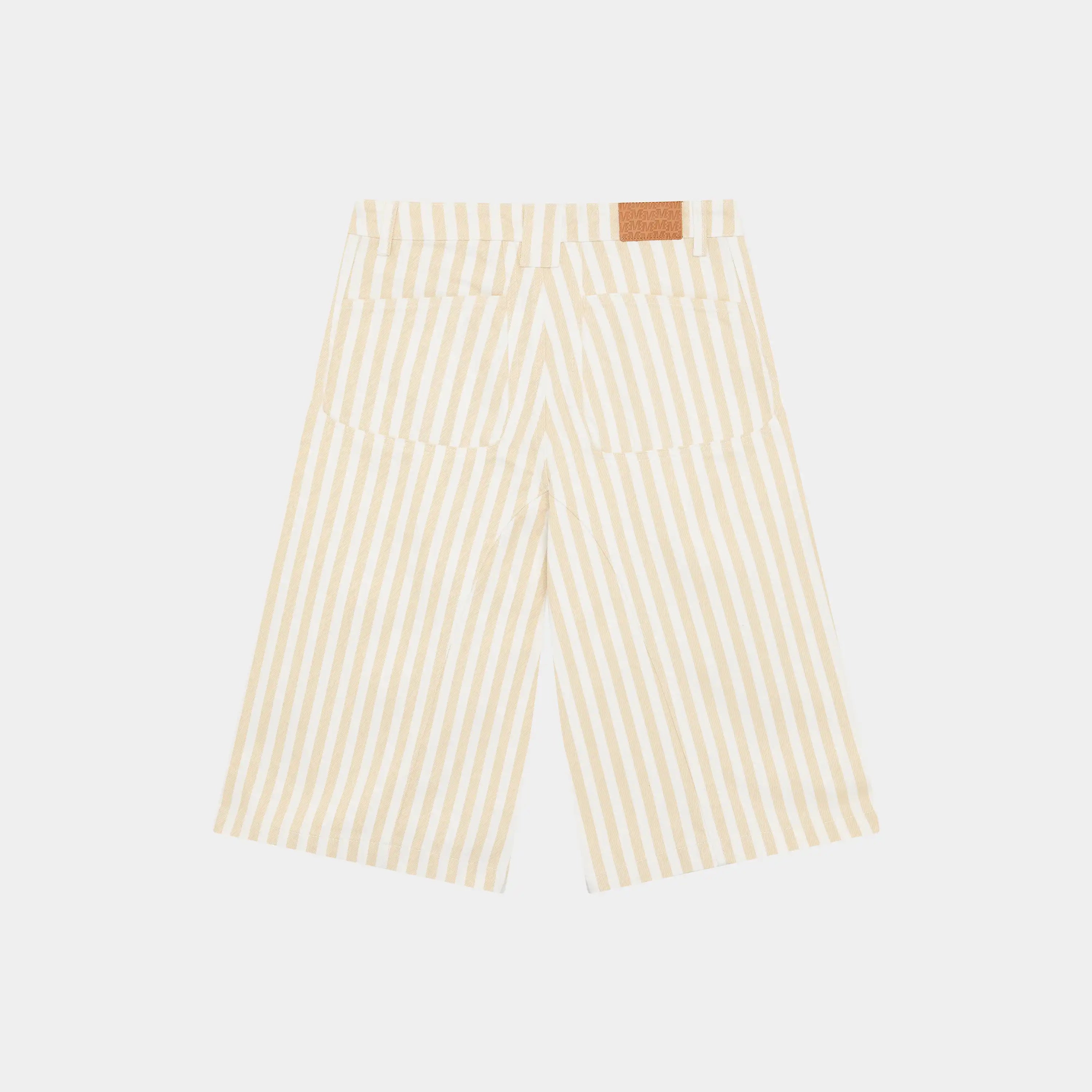Tibiacore Striped Denim Jorts Shorts eme