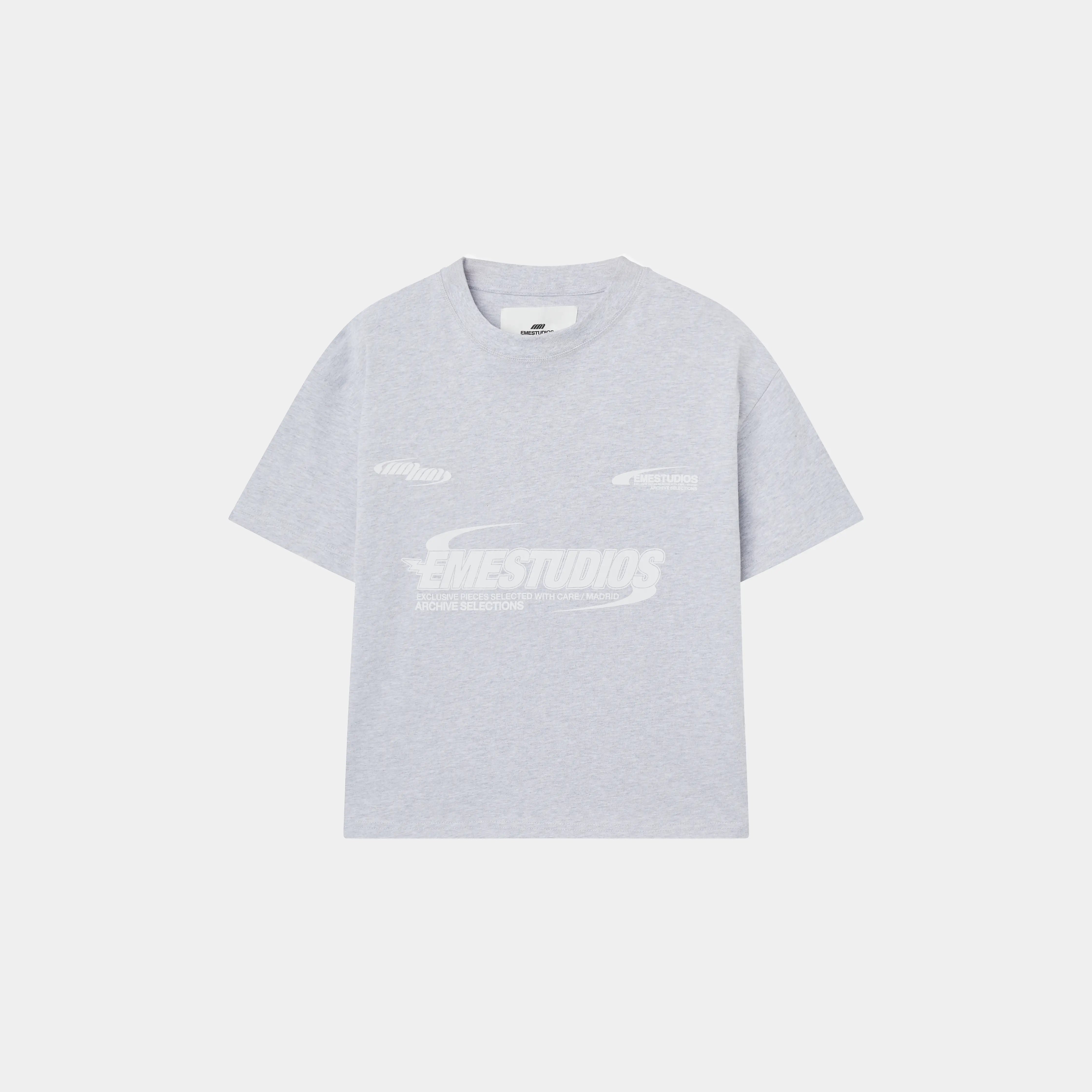 Tracer Heather Grey Oversized Tee T-shirts Eme Studios