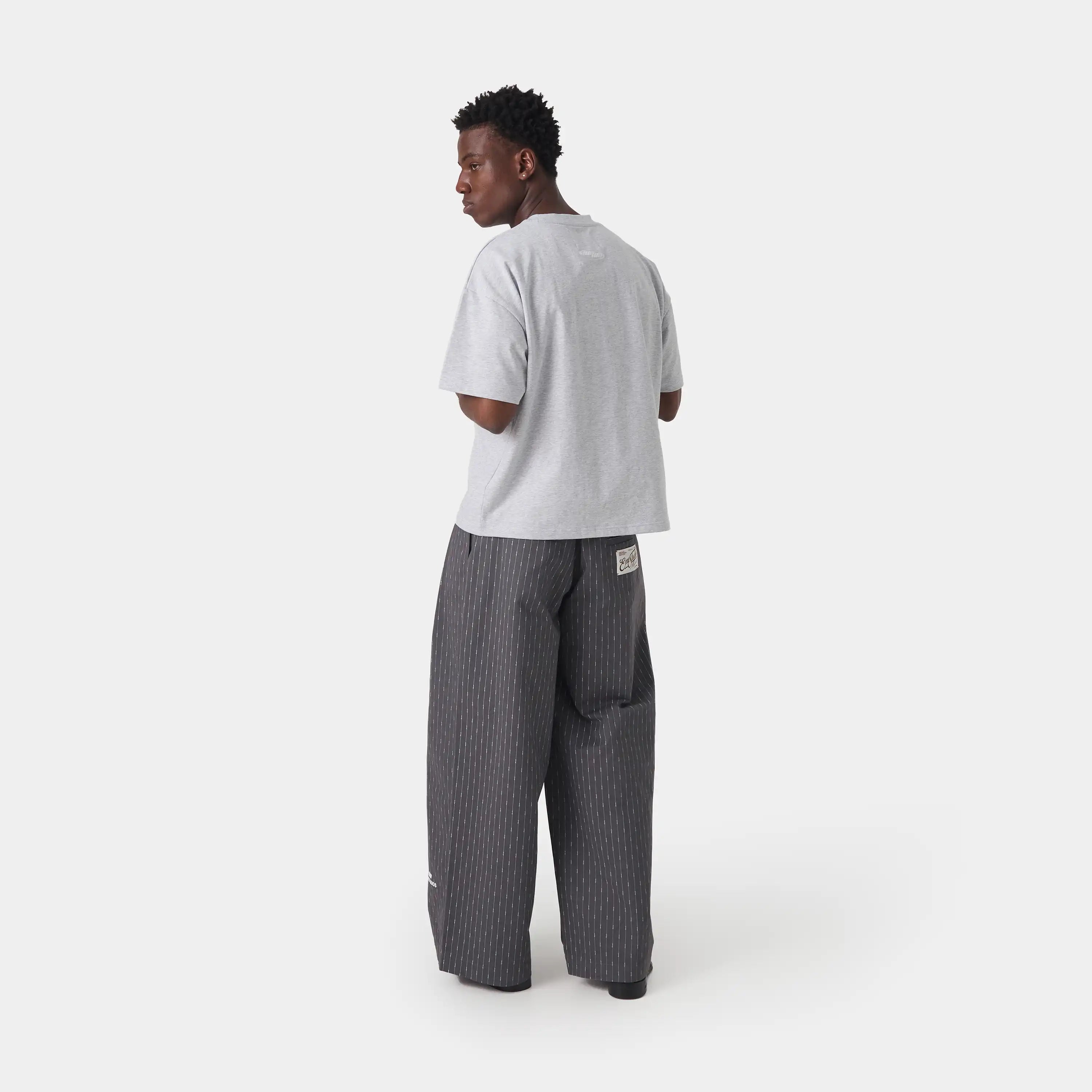 Tracer Heather Grey Oversized Tee T-shirts Eme Studios