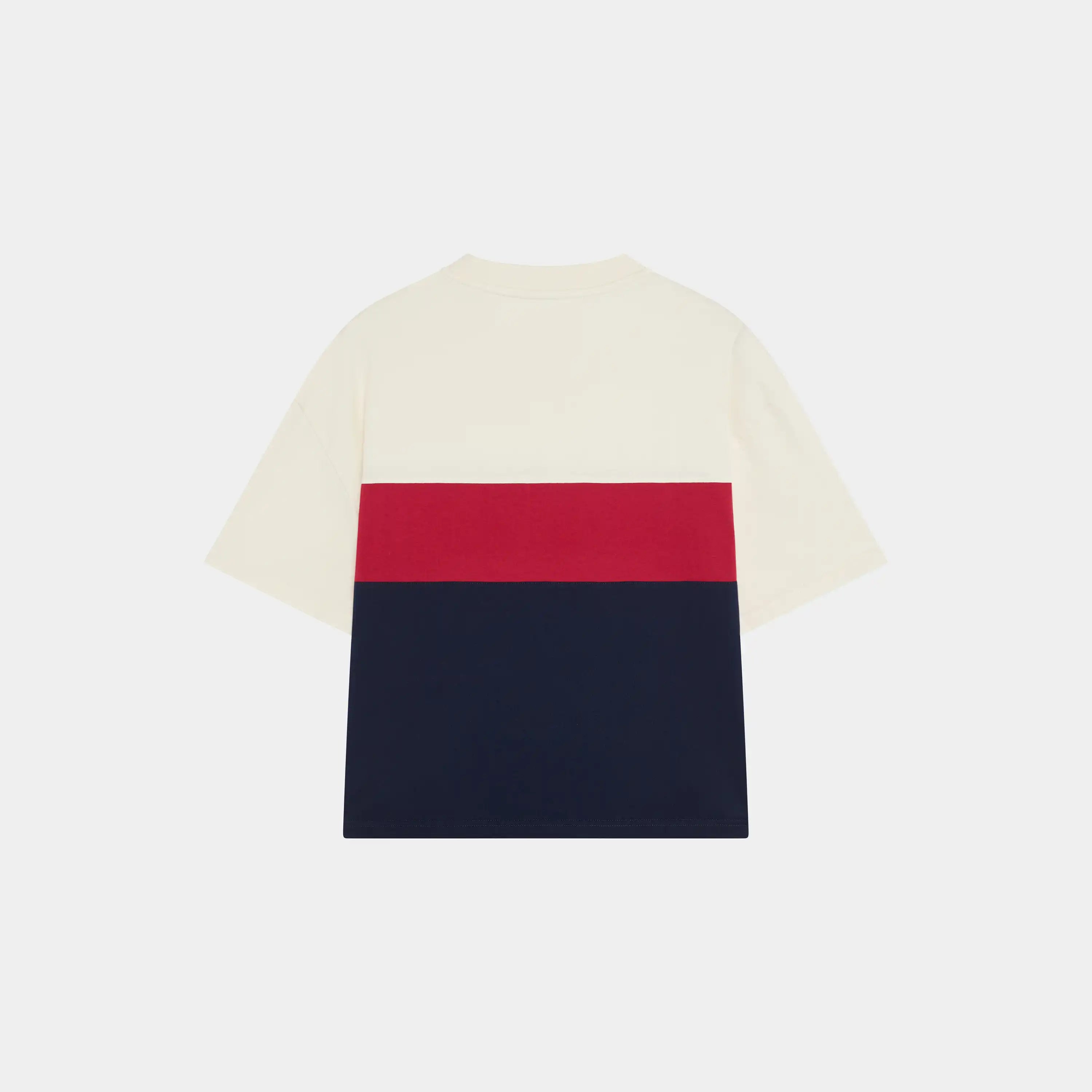 Track Paneled Navy Oversized Tee T-shirts Eme Studios