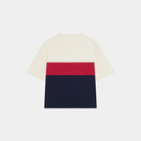 Track Paneled Navy Oversized Tee T-shirts Eme Studios