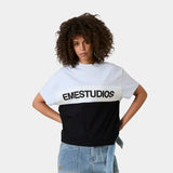 Track Paneled Shadow Oversized Tee T-shirts Eme Studios
