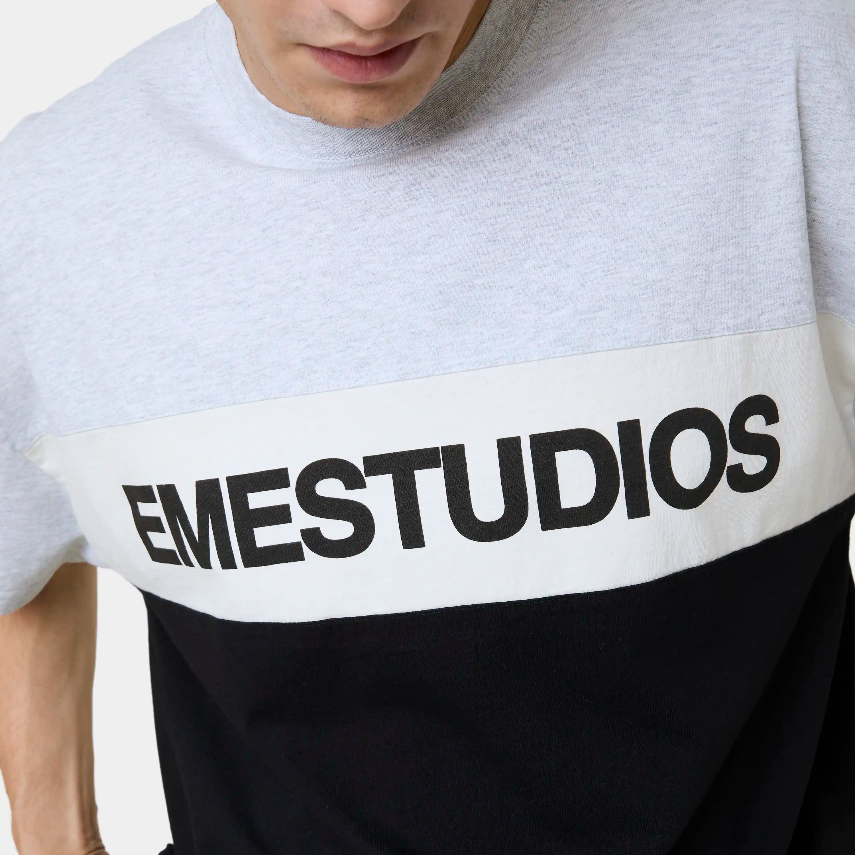Track Paneled Shadow Oversized Tee T-shirts Eme Studios