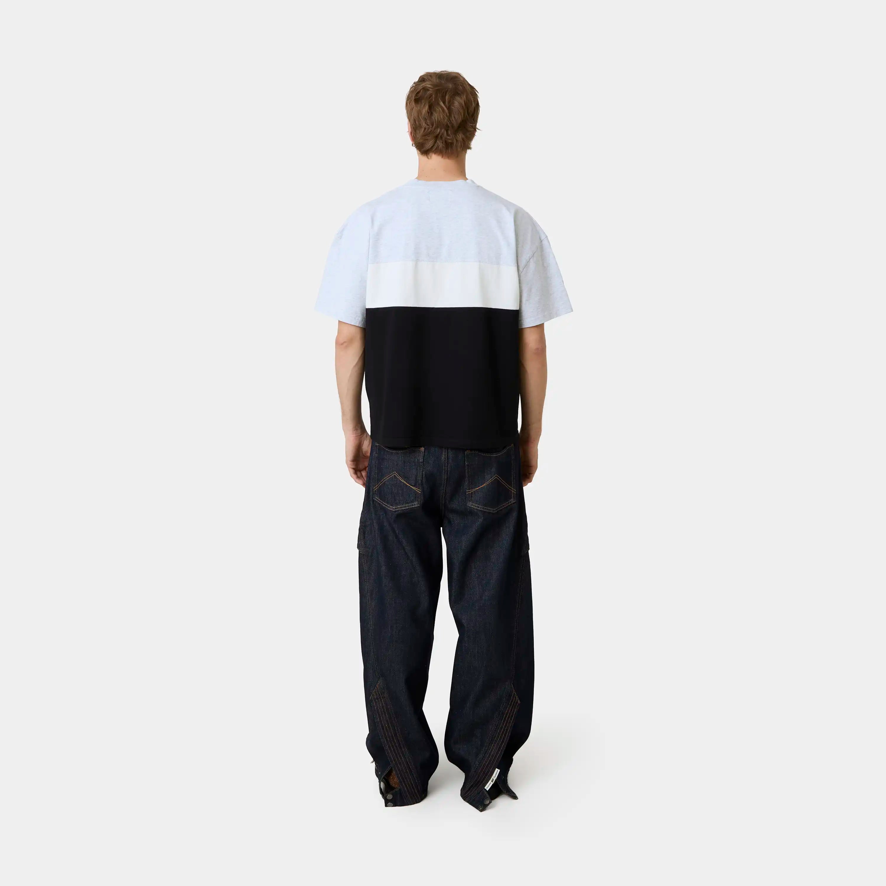 Track Paneled Shadow Oversized Tee T-shirts Eme Studios