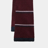 Trad Stripped Wine Tie Accesories Eme Studios