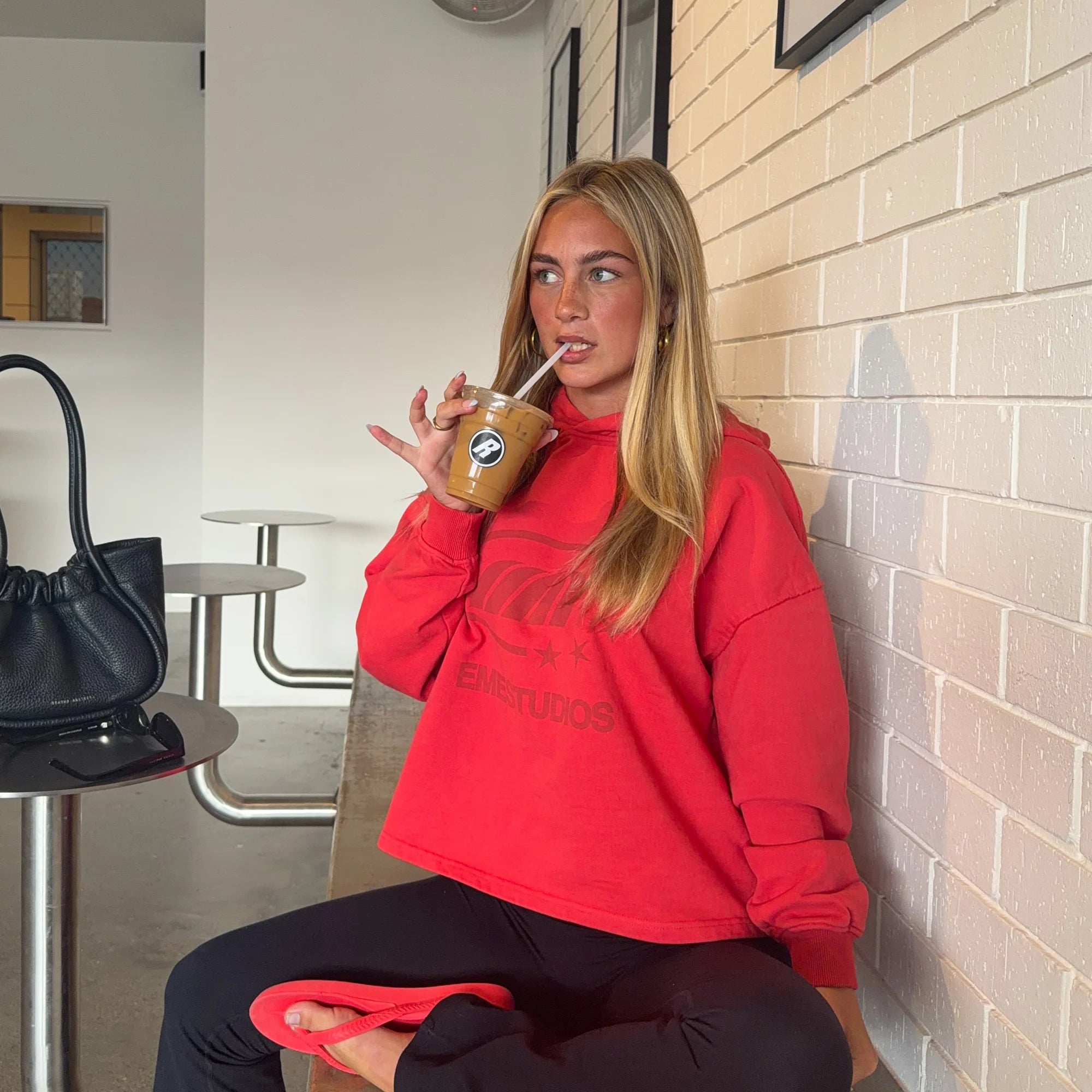Union Marsala Oversized Hoodie Hoodies Eme Studios