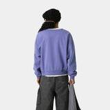 Uriel Broken Plum Oversized Crewneck Sweatshirts Eme Studios