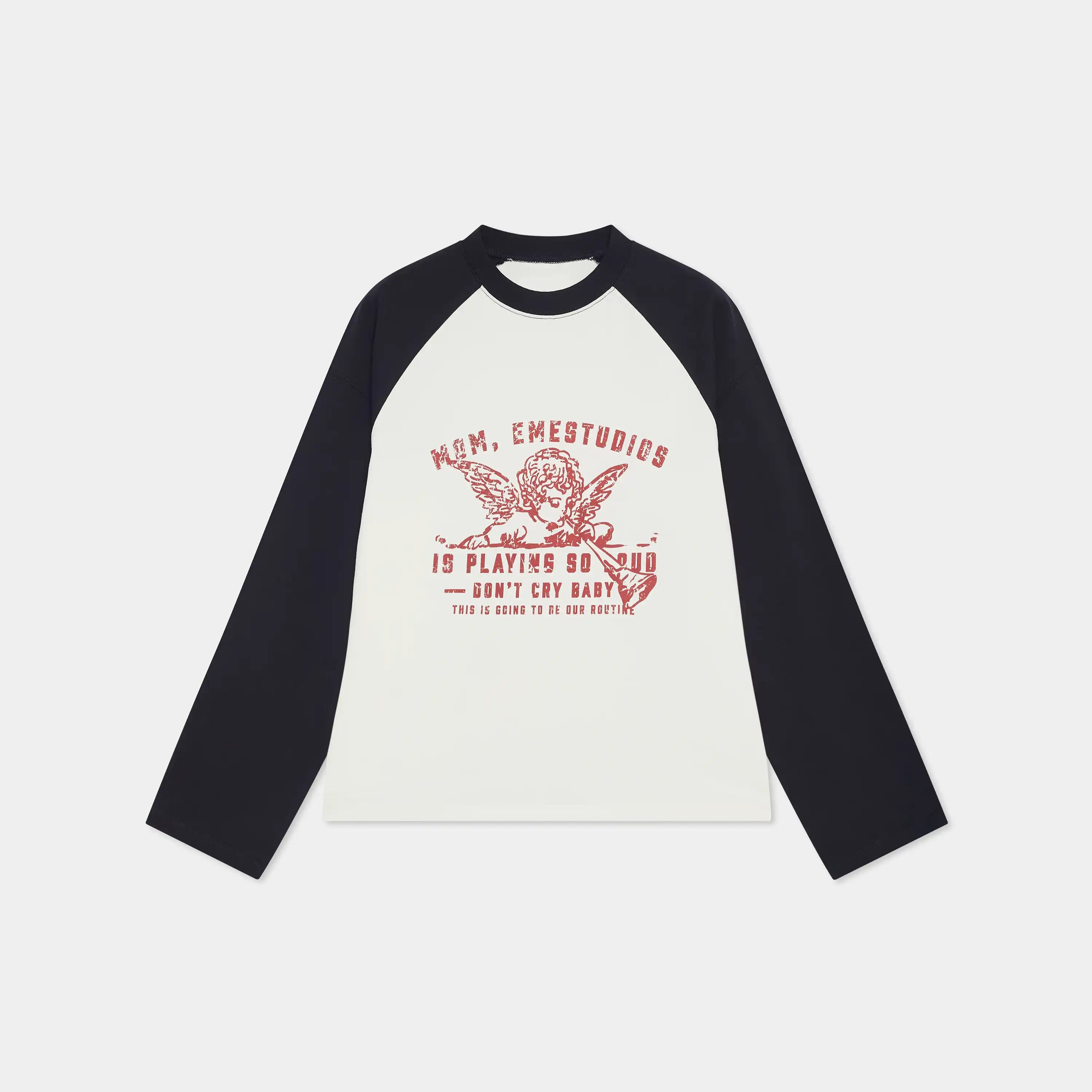 Uriel Navy Long Sleeve