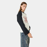 Uriel Navy Long Sleeve T-shirts Eme Studios