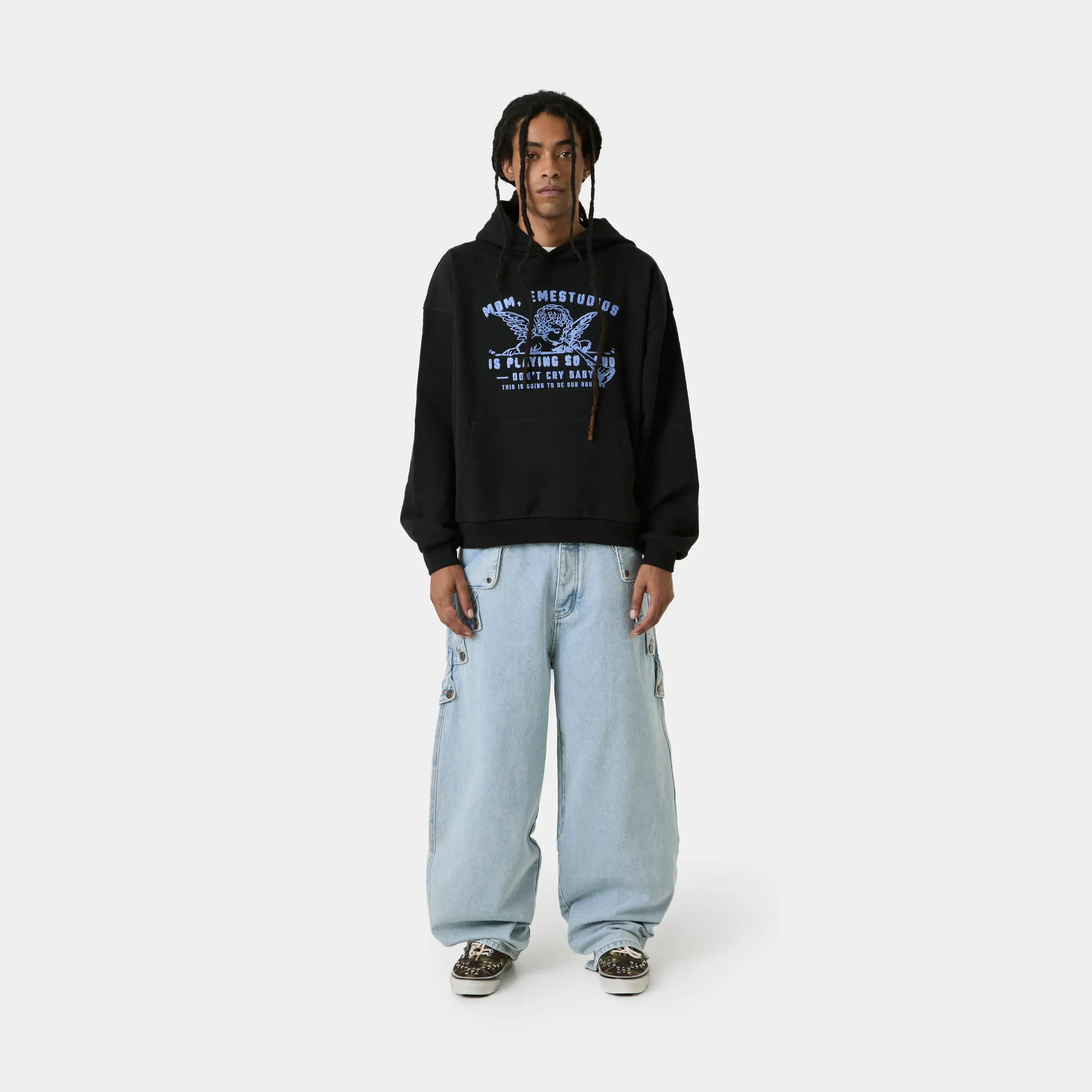 Uriel Shadow Oversized Hoodie Hoodies Eme Studios