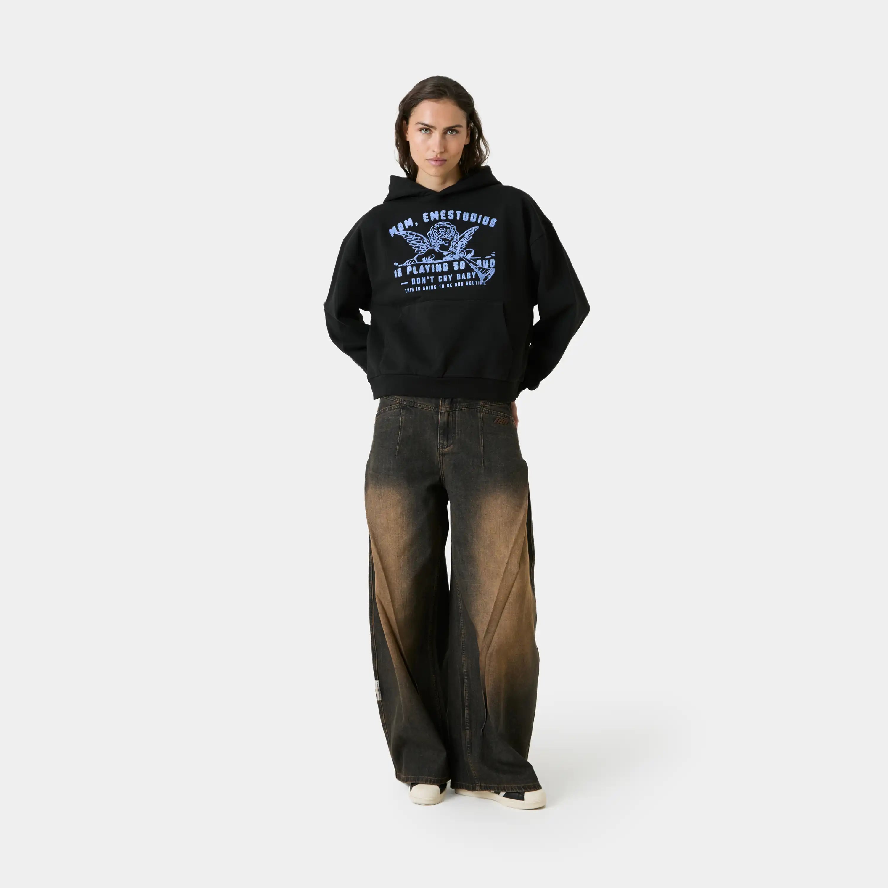 Uriel Shadow Oversized Hoodie Hoodies Eme Studios