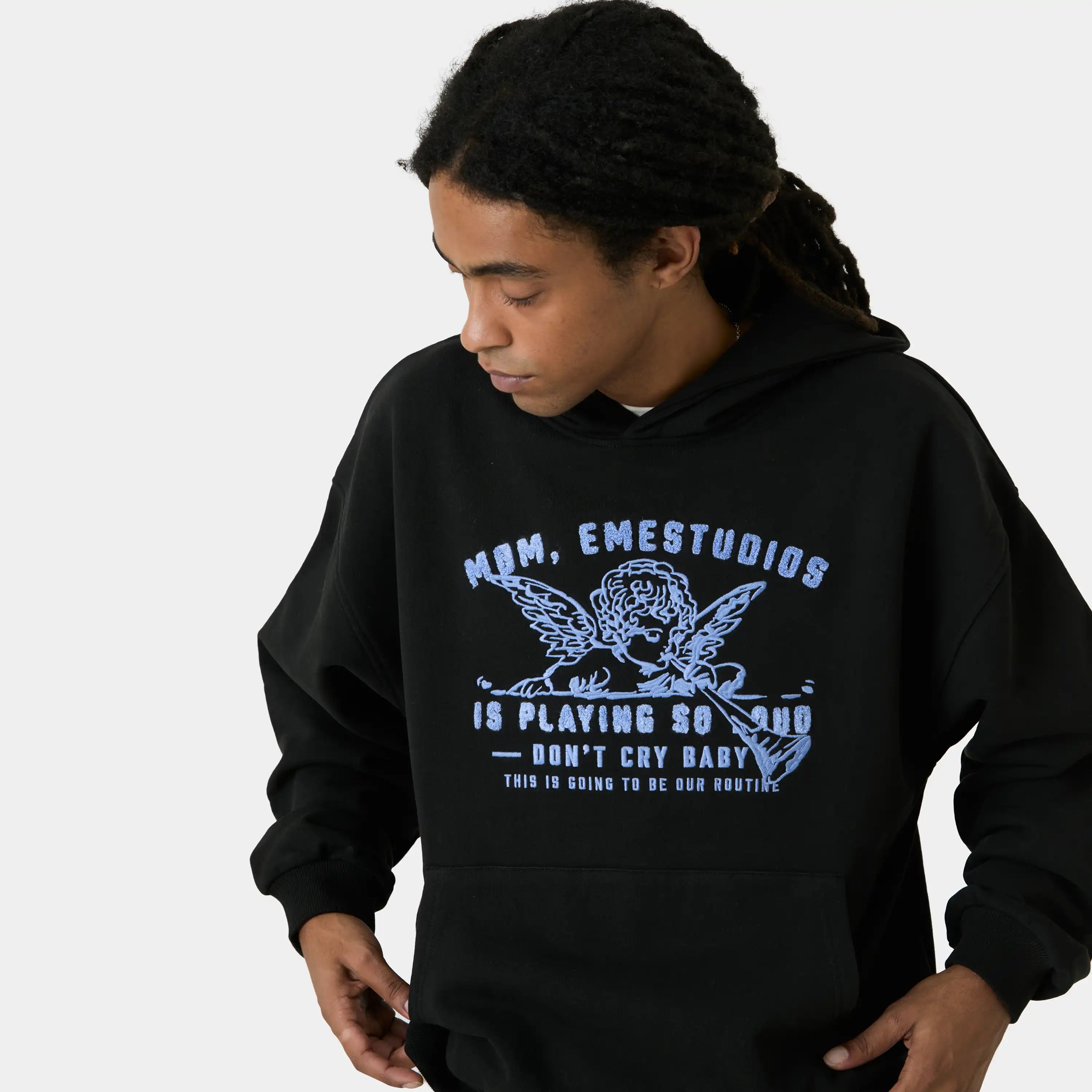 Uriel Shadow Oversized Hoodie Hoodies Eme Studios