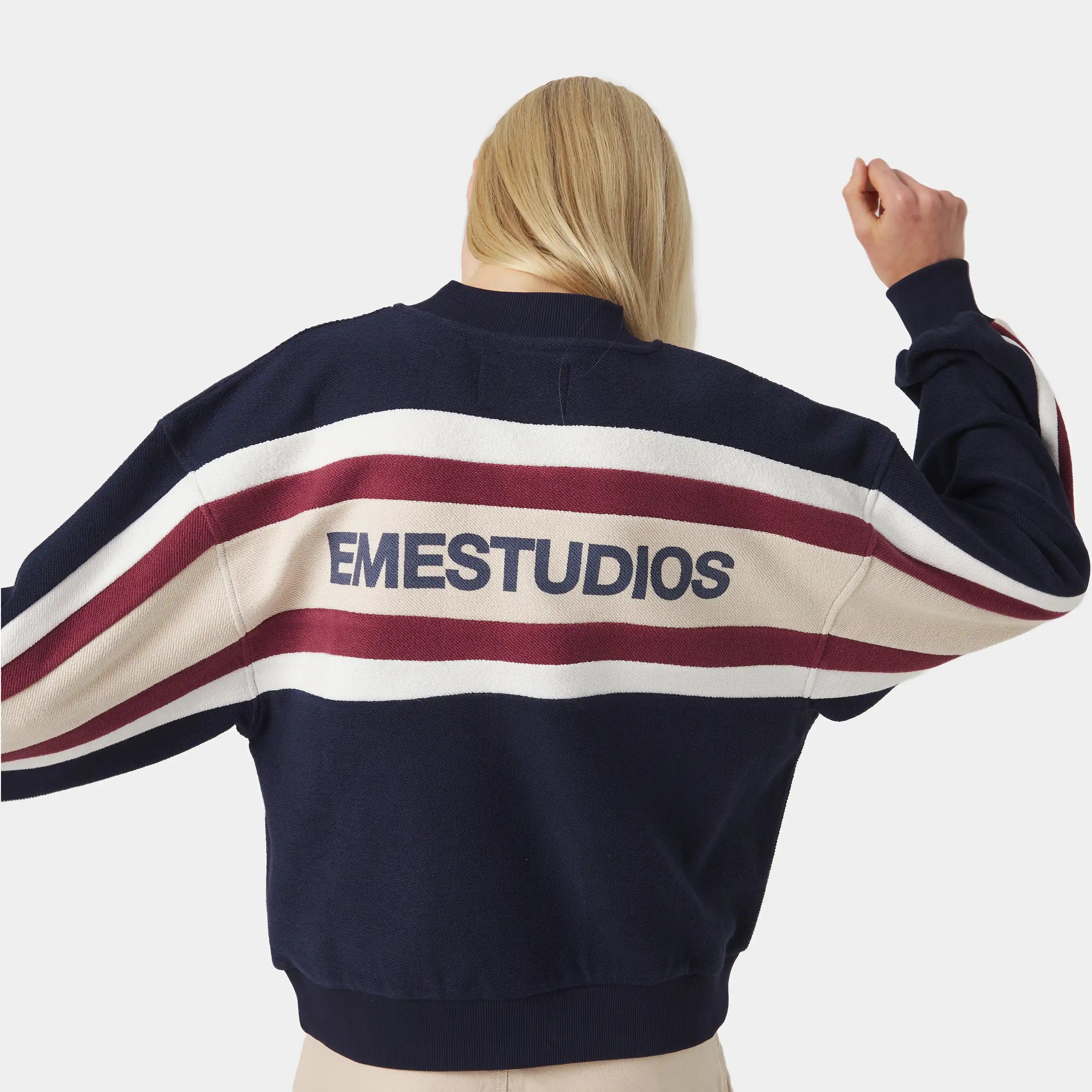 Vanguard Navy Half Zip Sweatshirts Eme Studios