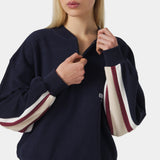 Vanguard Navy Half Zip Sweatshirts Eme Studios