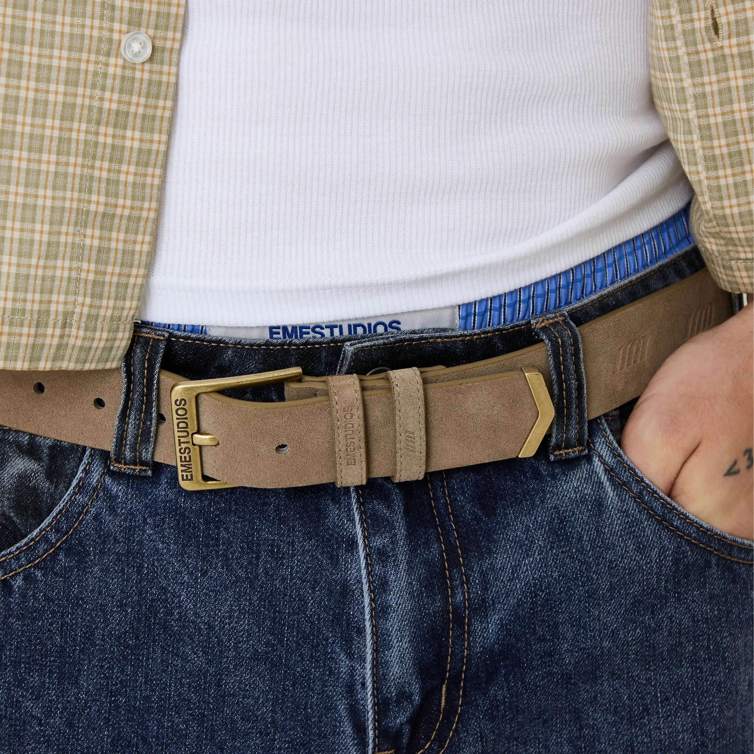 Victory Khaki Belt Accesories Eme Studios