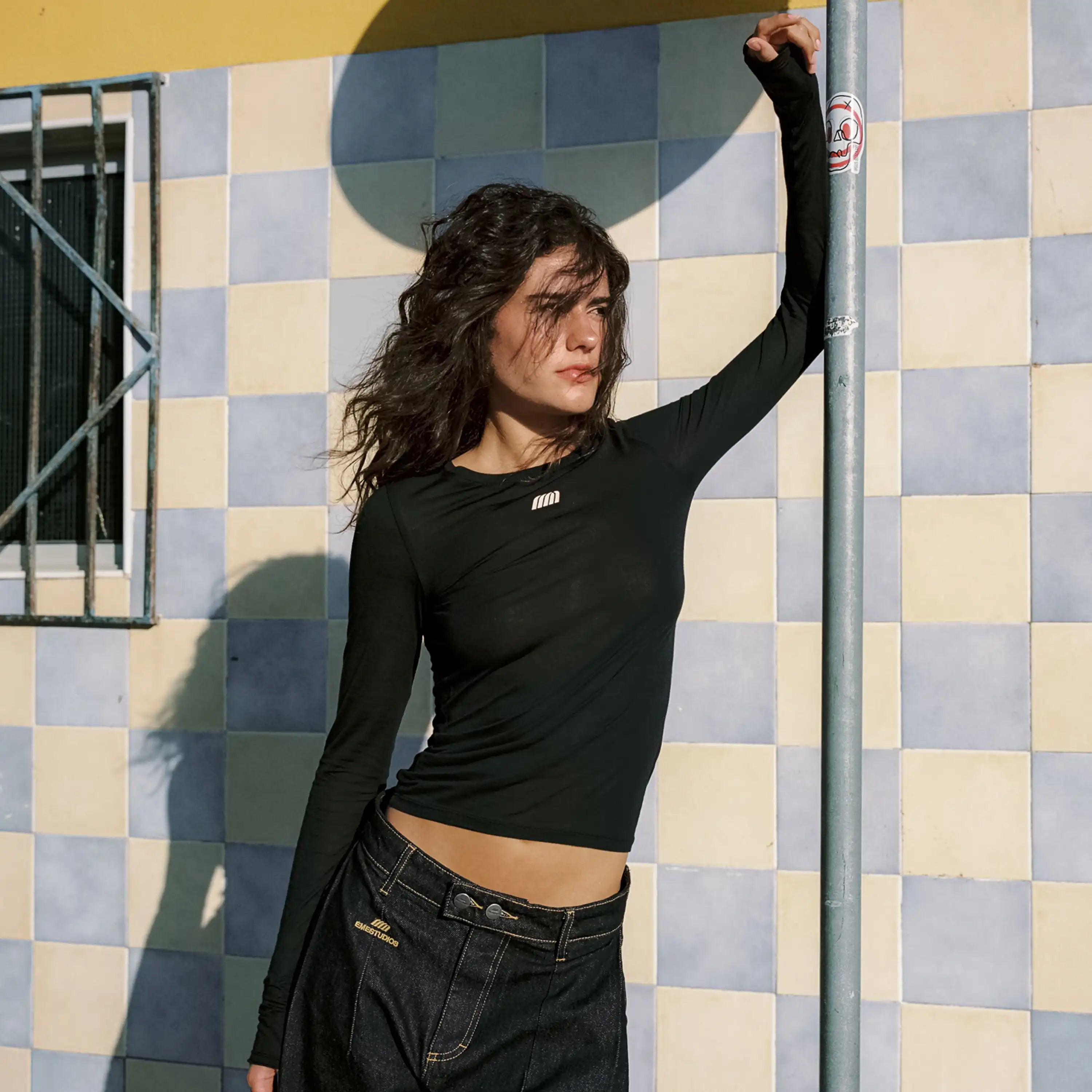 Vira Black Tee Woman T-Shirts Eme Studios