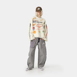 Waffle Off Sand Crewneck Sweatshirts Eme Studios