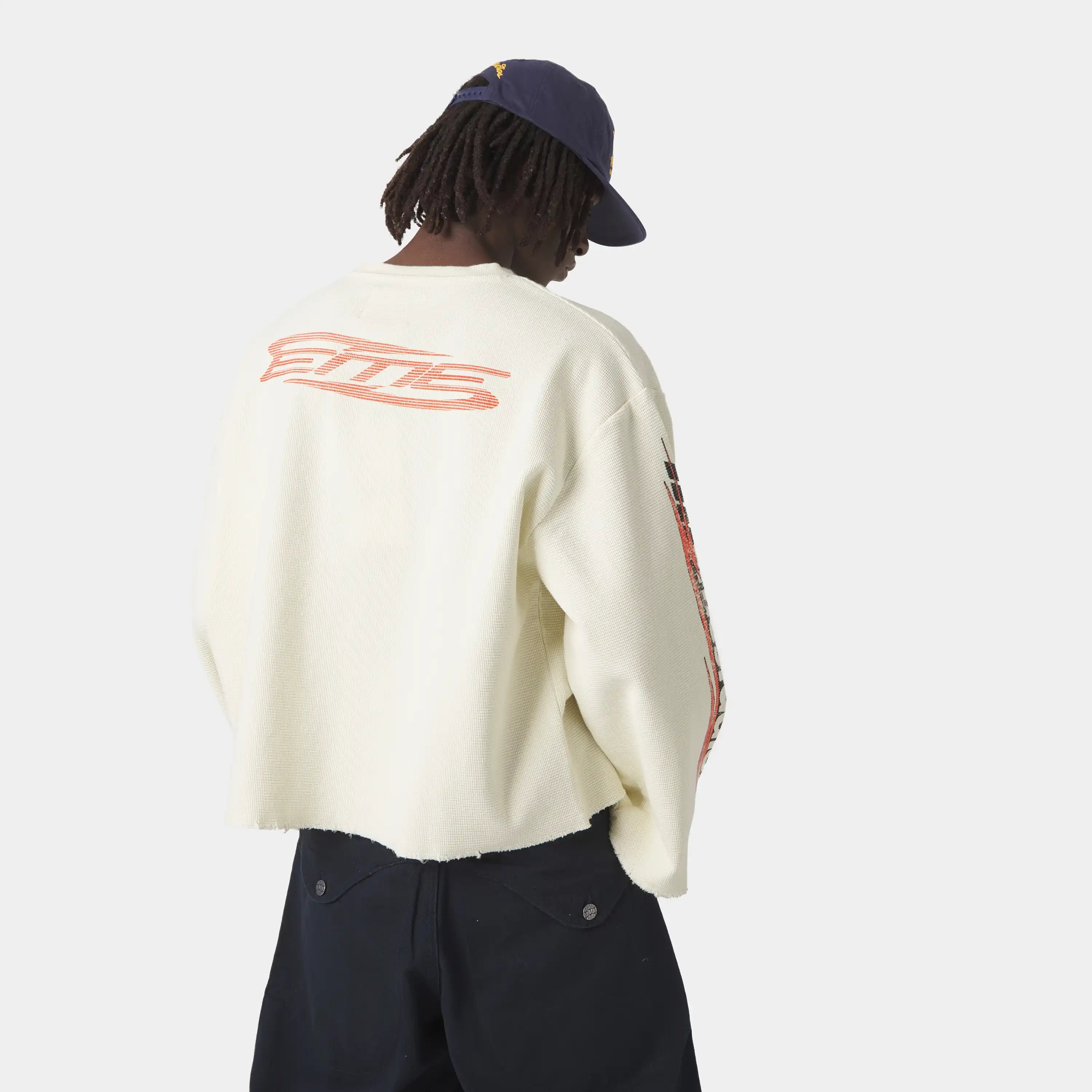 Waffle Off Sand Crewneck Sweatshirts Eme Studios