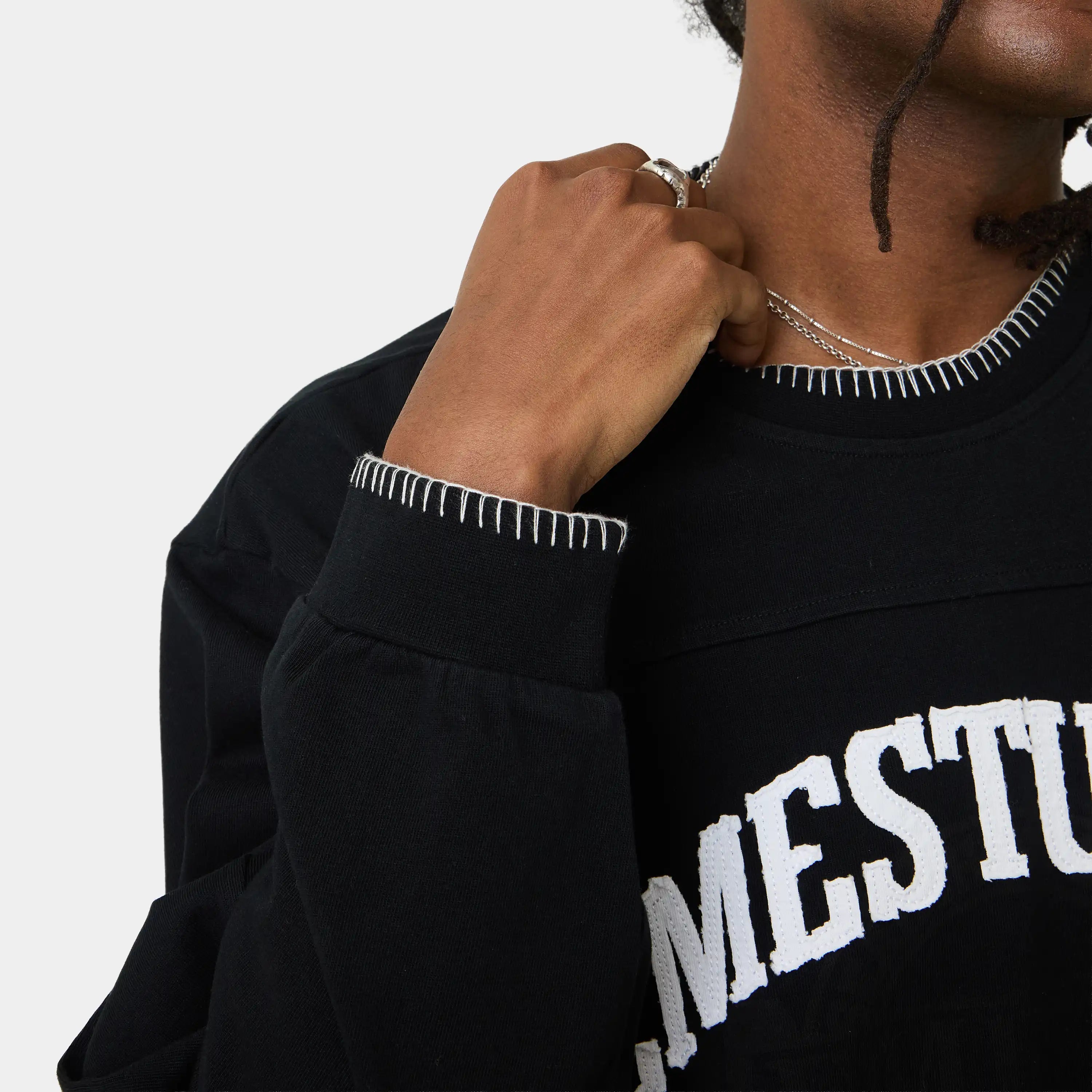 Windsor Black Long Sleeve T-shirts Eme Studios