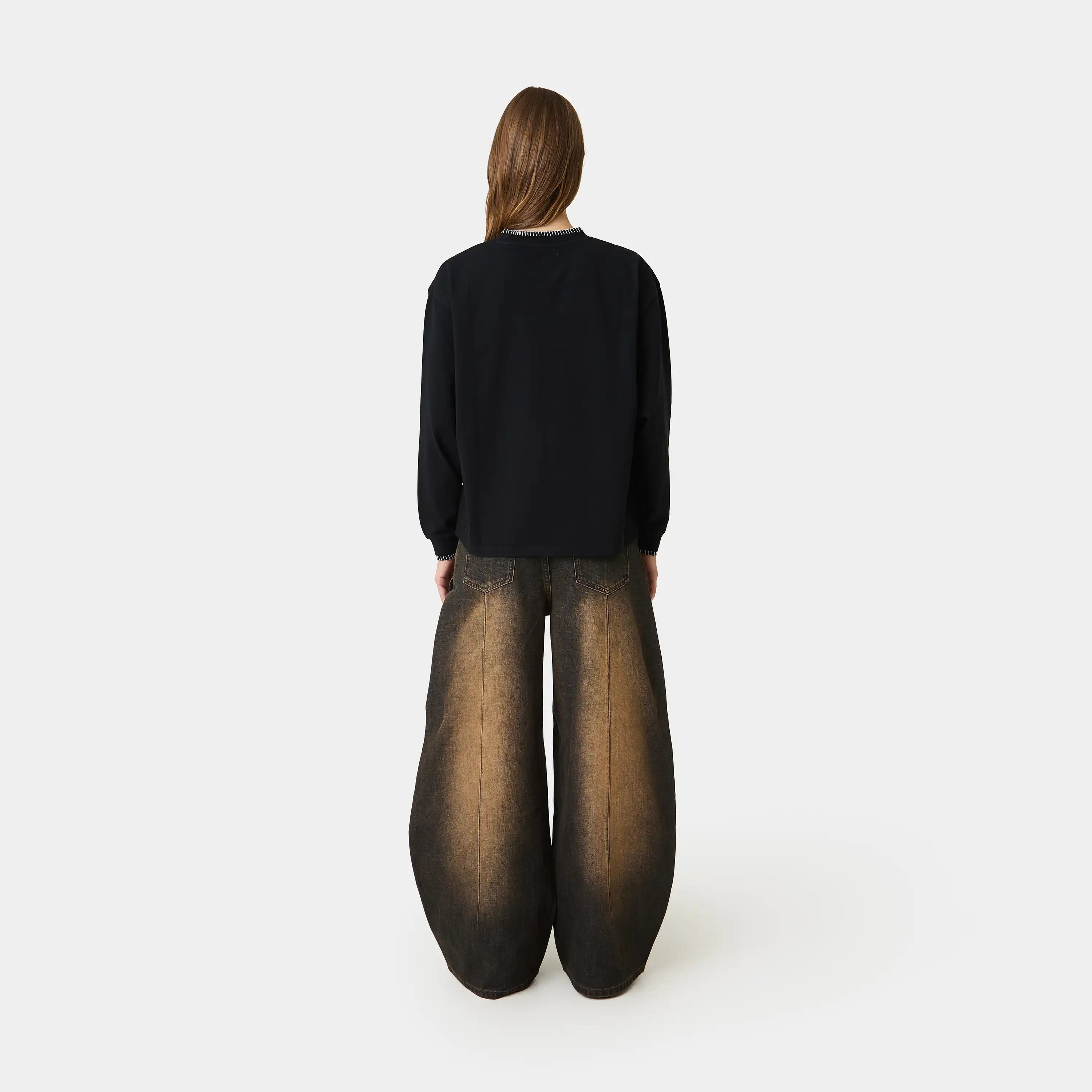 Windsor Black Long Sleeve T-shirts Eme Studios