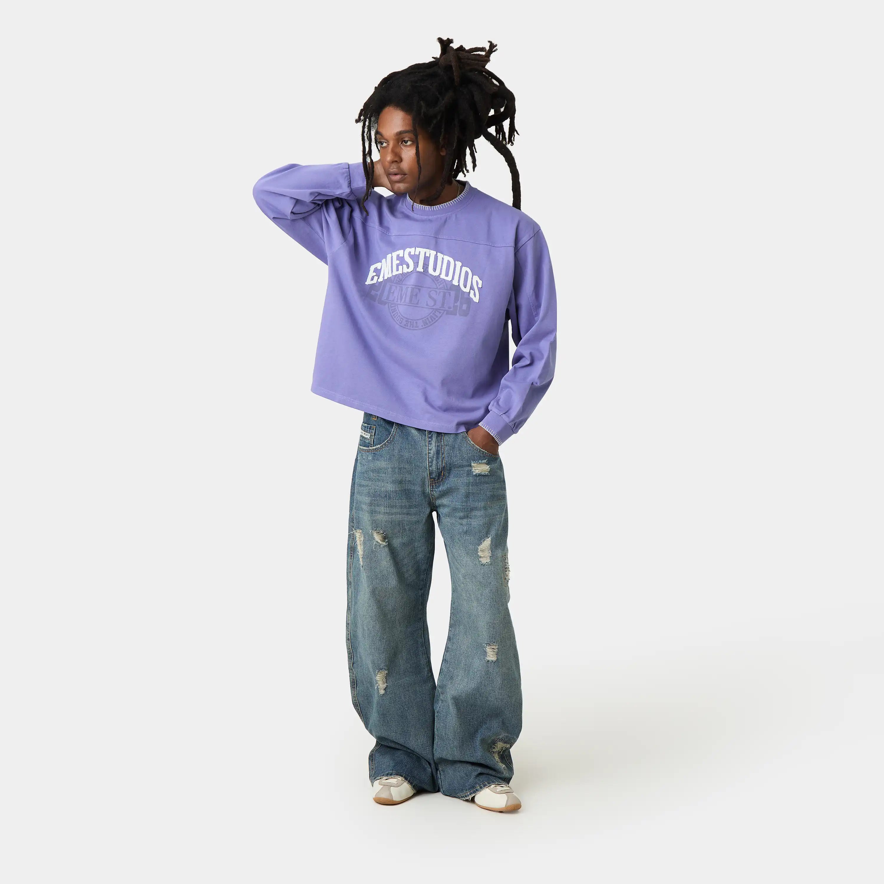 Windsor Mauve Long Sleeve T-shirts Eme Studios