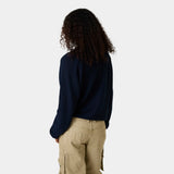 Yisuka Navy Knit Sweater Knitwear Eme Studios