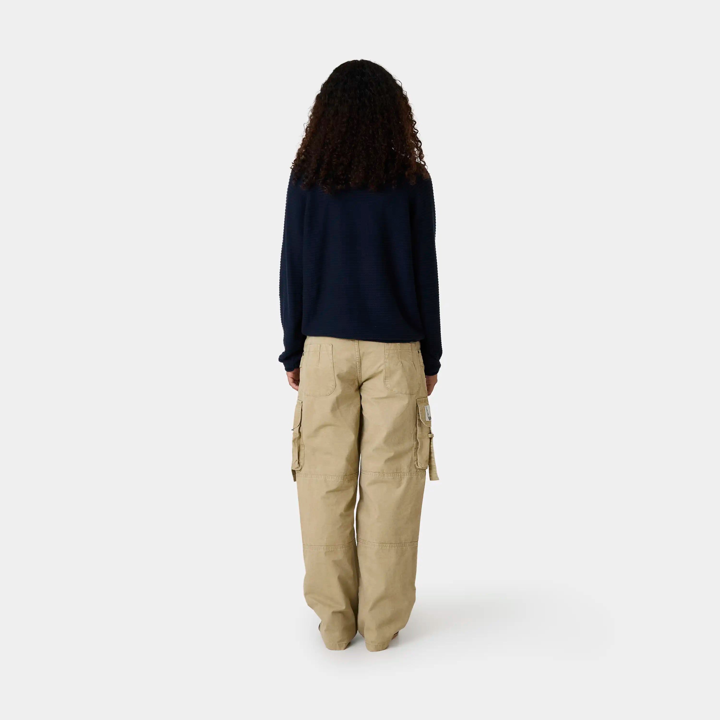 Yisuka Navy Knit Sweater Knitwear Eme Studios