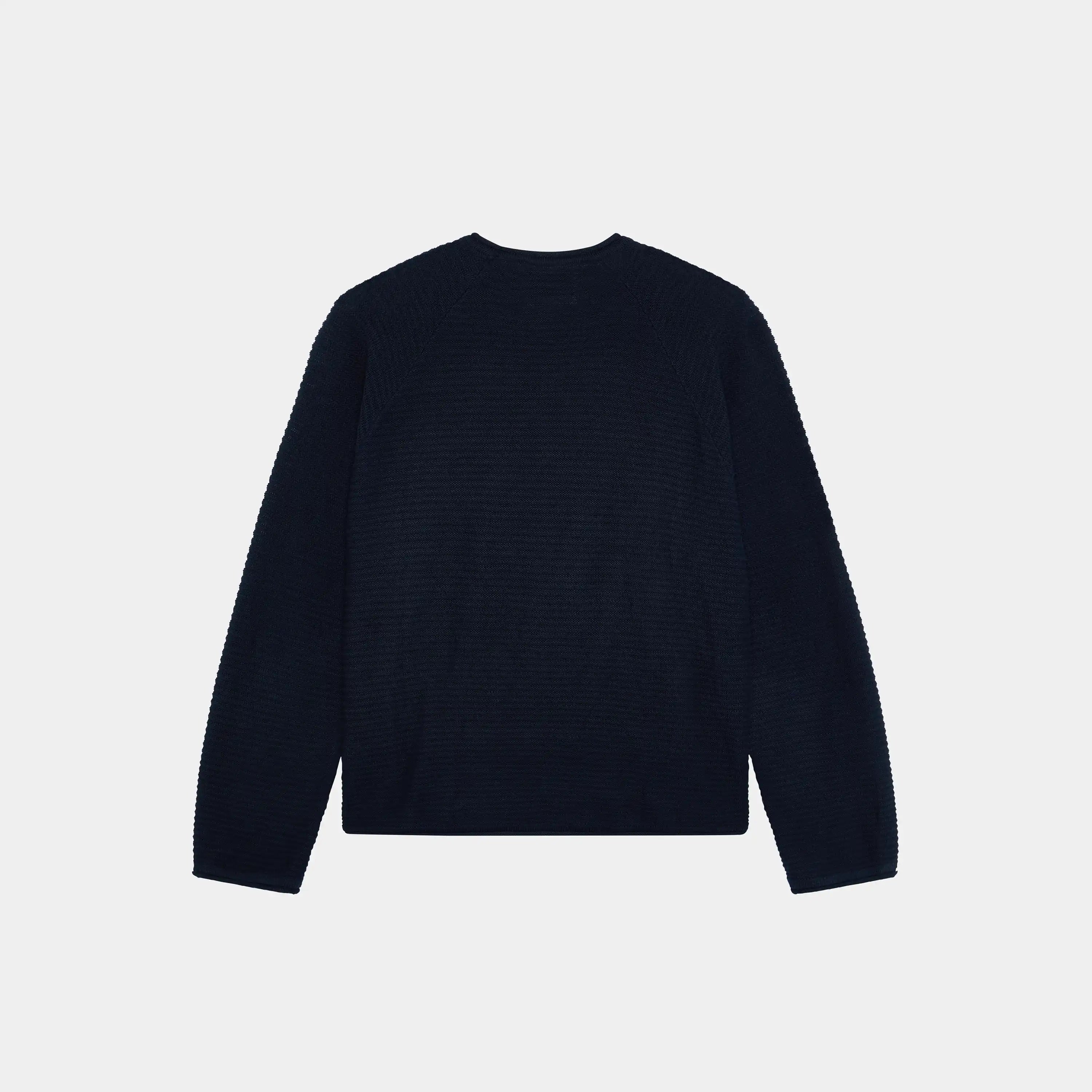 Yisuka Navy Knit Sweater Knitwear Eme Studios