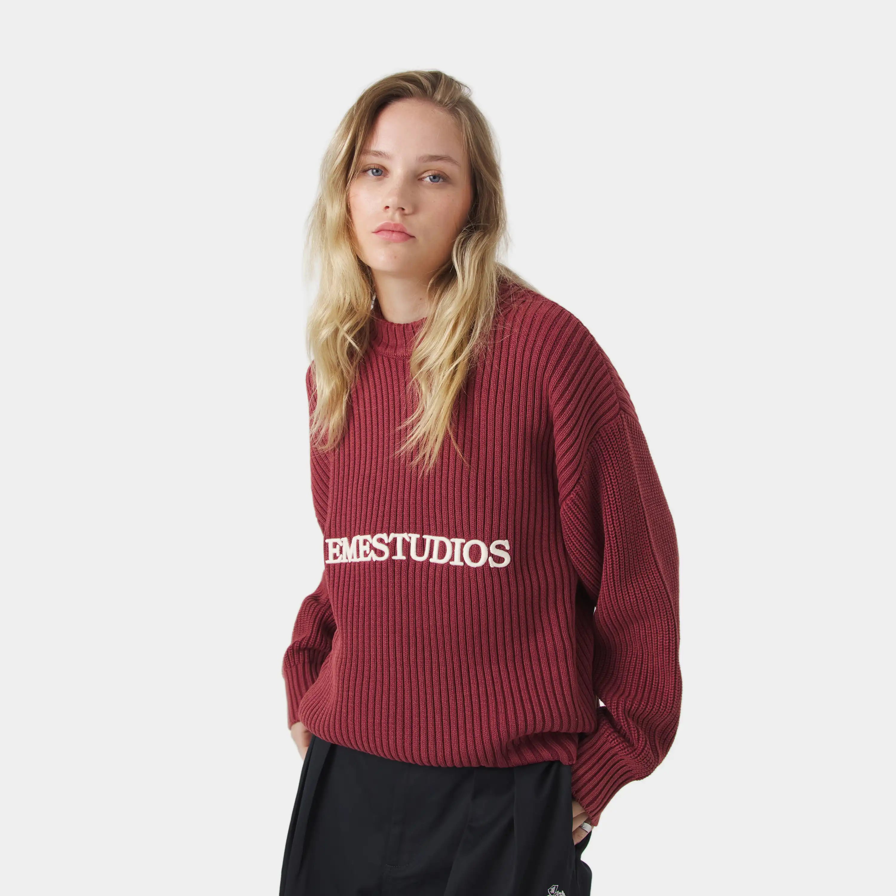Yoss Redwood Knit Sweater Knitwear Eme Studios