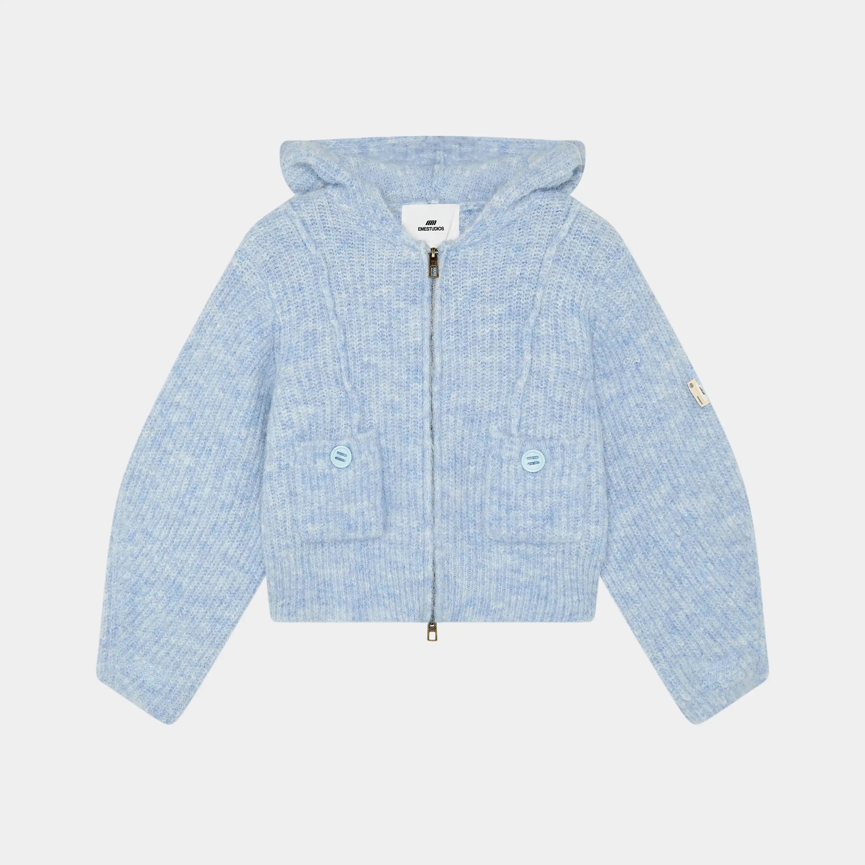 Zoe Sky Zipper Knit